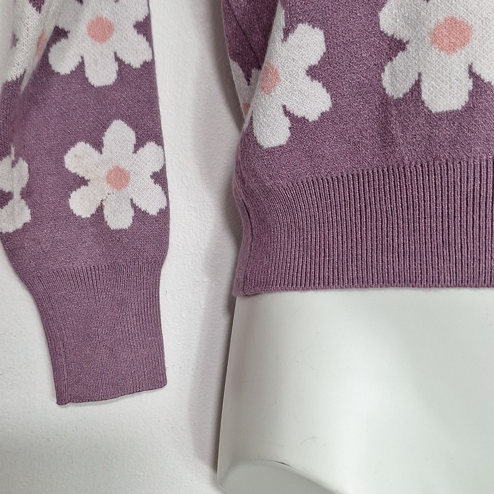 Willow & Wind Knit Cardian Sweater Daisy Purple - Picture 4 of 9